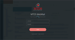 Desktop Screenshot of newmail.mtds.com
