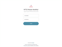 Tablet Screenshot of newmail.mtds.com